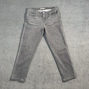 Levi's Boyfriend Jeans Women's Size 30x27 (Tag 29x27) Gray Dark Wash Denim